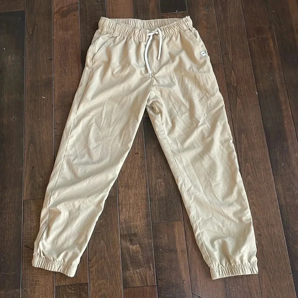 Tommy Bahama Boys Khaki joggers Drawstring waist Size 7/8 Preppy Neutral - Picture 4 of 12